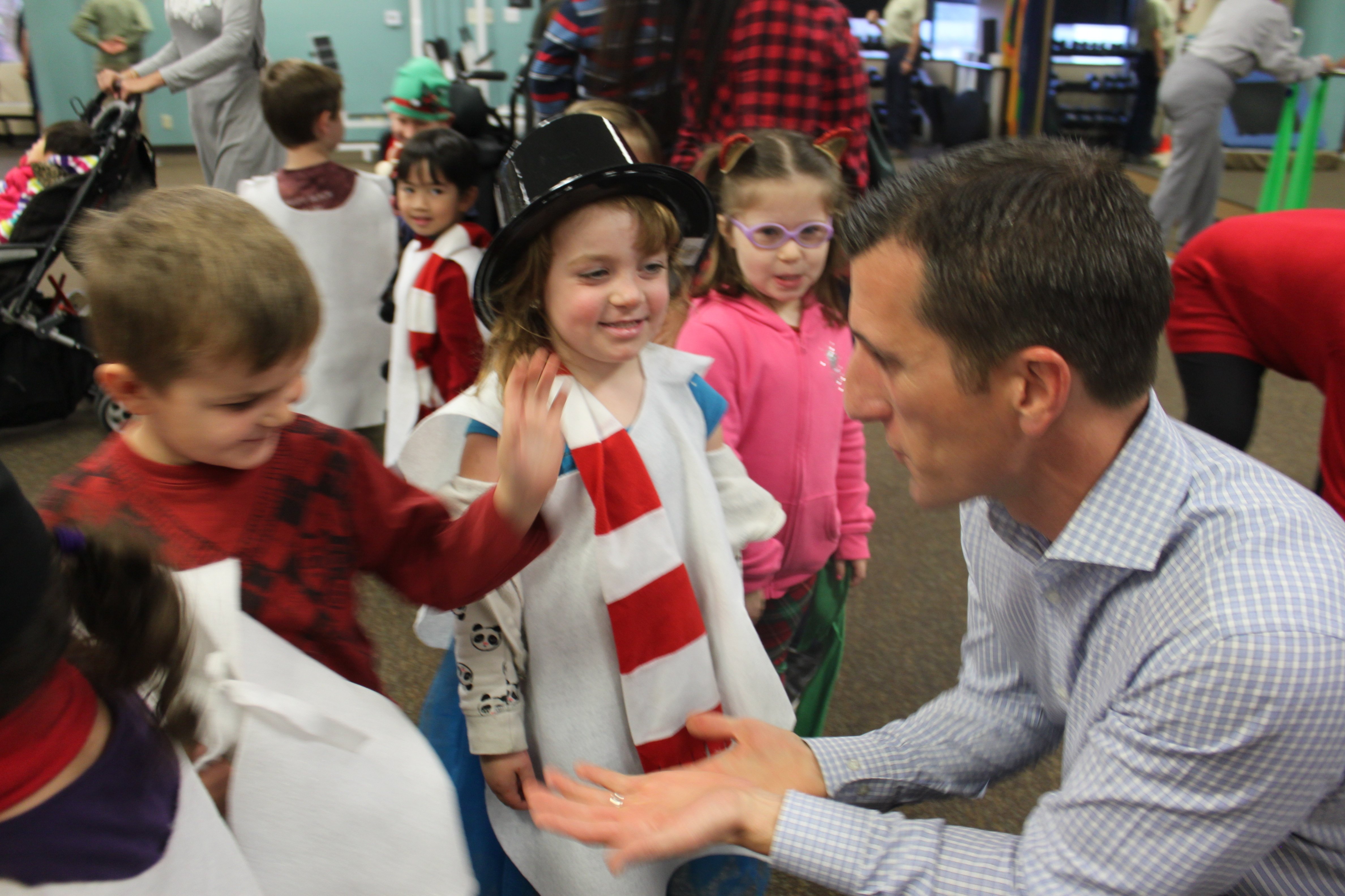 Special Caroling Guests Blind Children's Learning Center