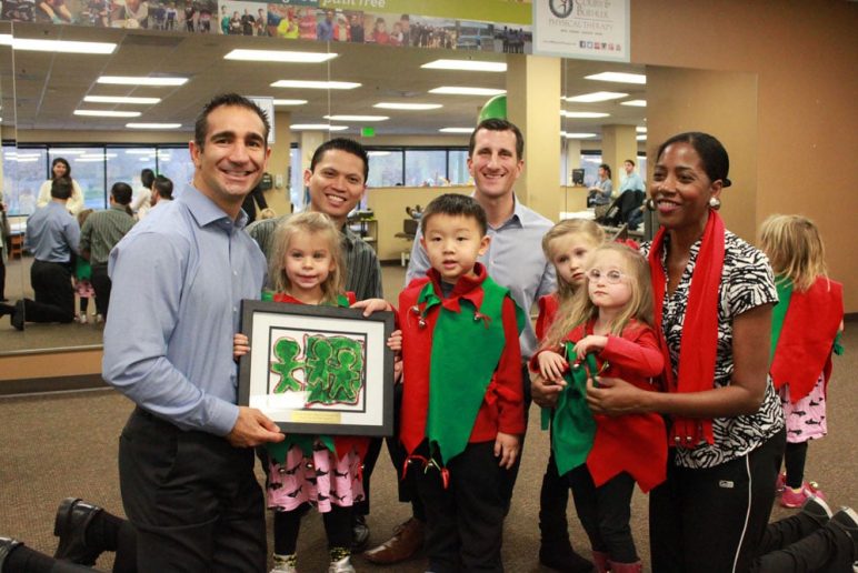 Special Caroling Visitors at CBPT – Blind Children’s Learning Center