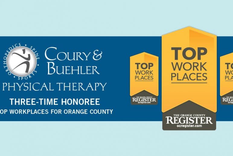 Top Workplaces Award 2015 for Coury & Buehler Physical Therapy