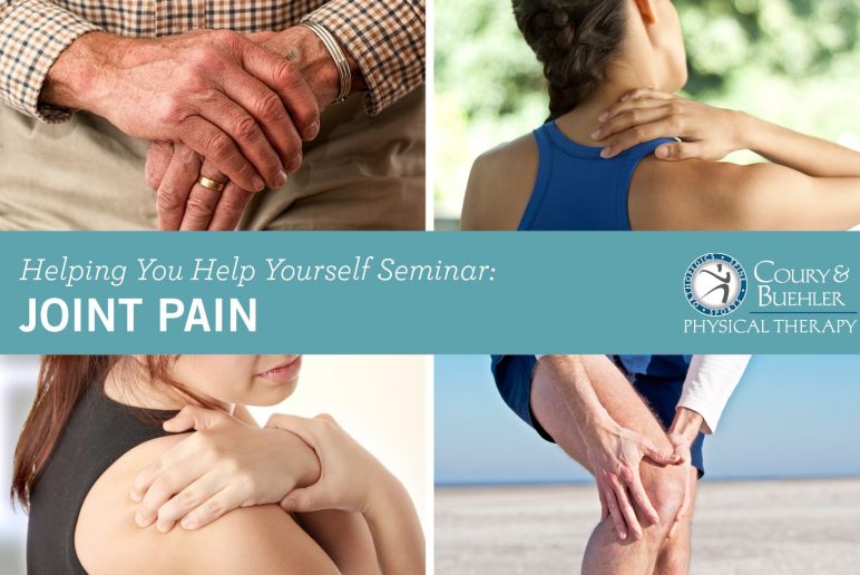 Join us for a Helping You Help Yourself Seminar: JOINT PAIN!