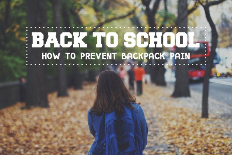 Back to School: How To Prevent Backpack Pain