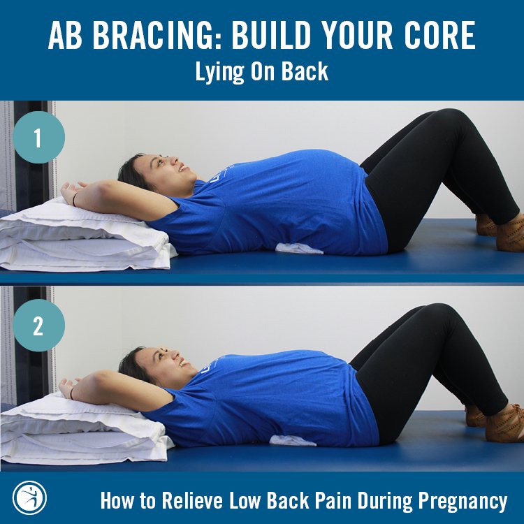 How to ease back pain during pregnancy