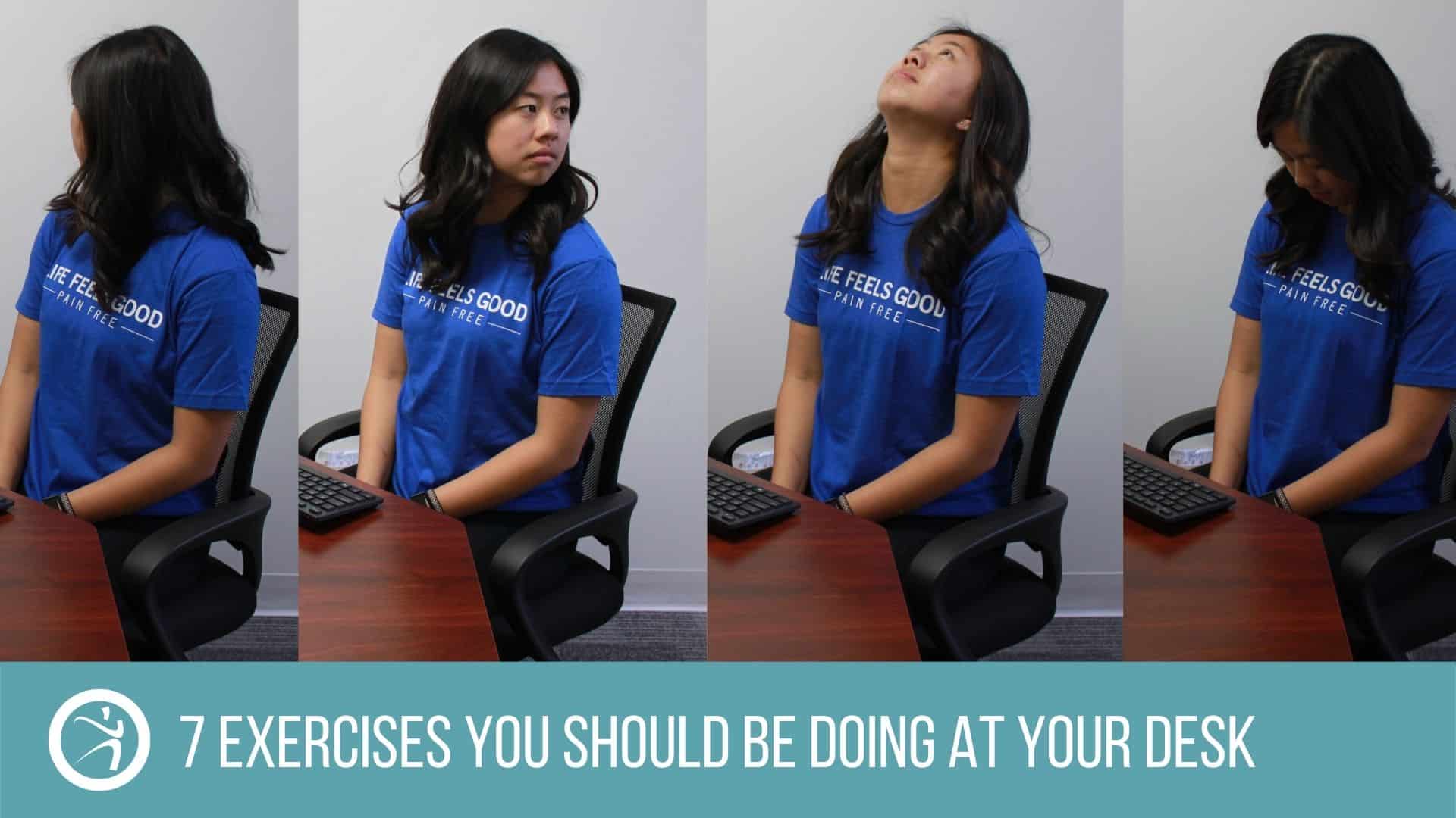 7 sitting exercises you can do at your desk