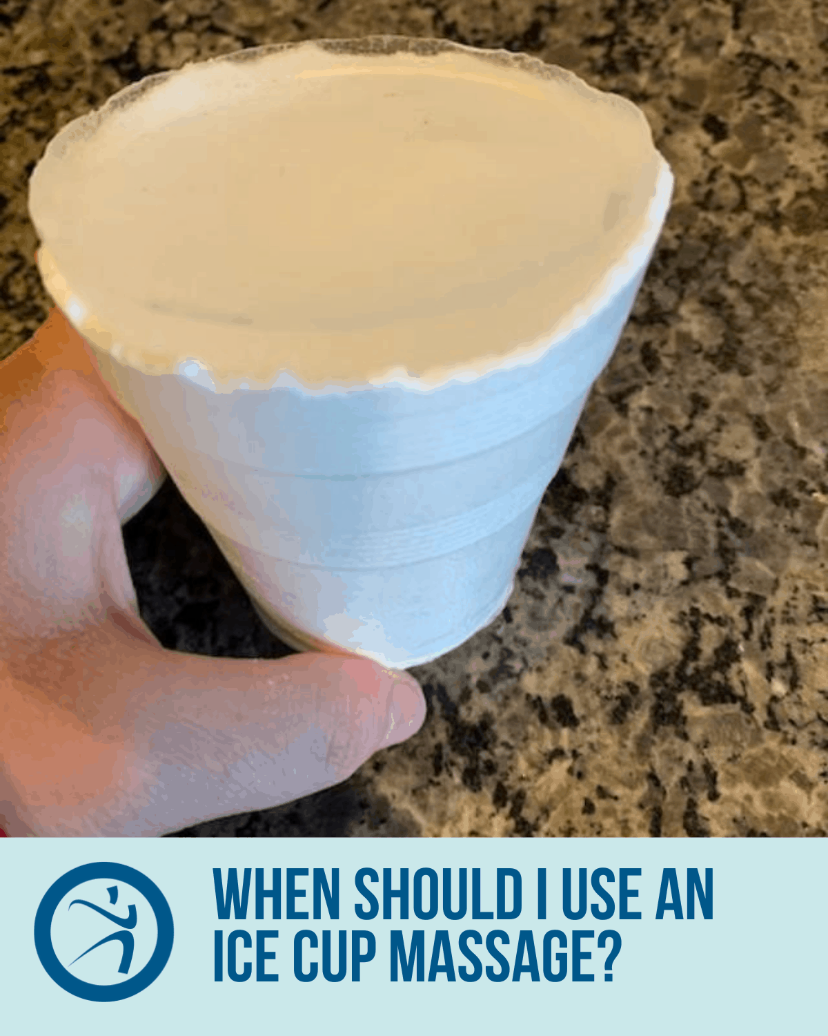 When Should I Use an Ice Cup Massage? - Coury & Buehler Physical Therapy