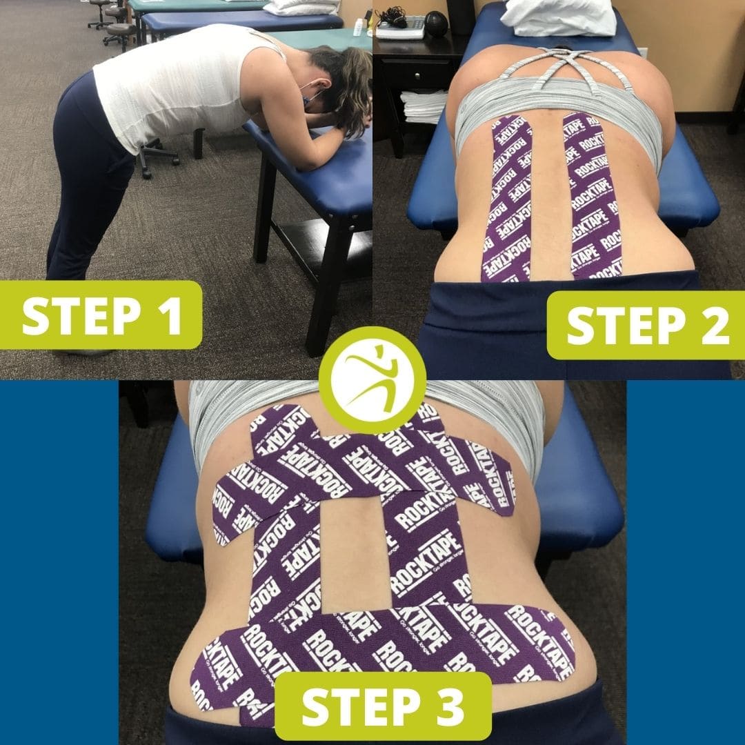 how to apply kinesio tape - coury & beuhler physical therapy